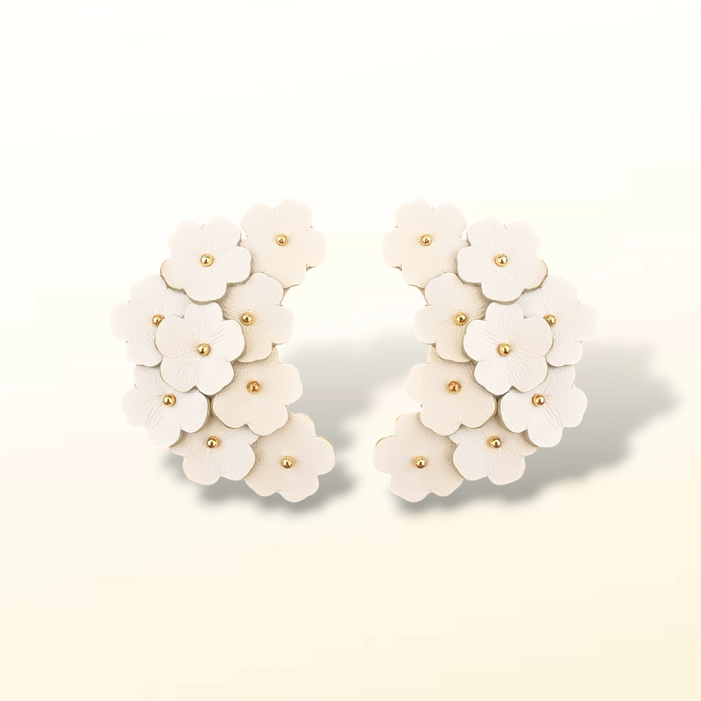 Boucles d'oreilles en cuir Mi-Avril