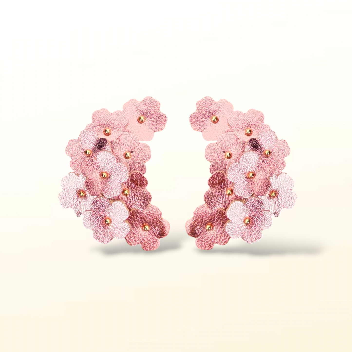 Boucles d'oreilles en cuir Mi-Avril