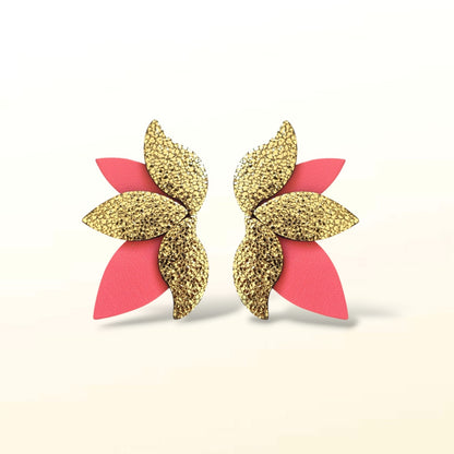 Boucles d'oreilles en cuir Florine