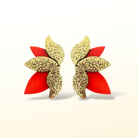 Boucles d'oreilles en cuir Florine