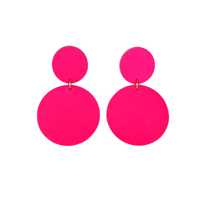 Boucles d'oreilles en cuir Caroline