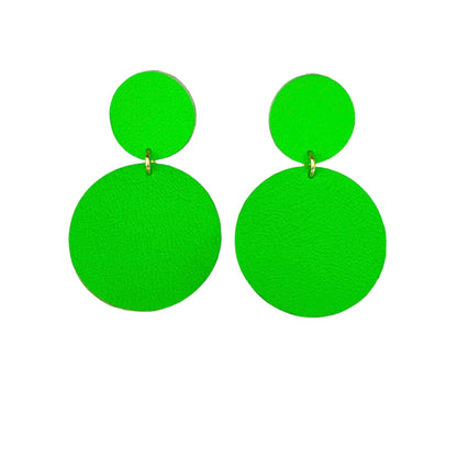 Boucles d'oreilles en cuir Caroline
