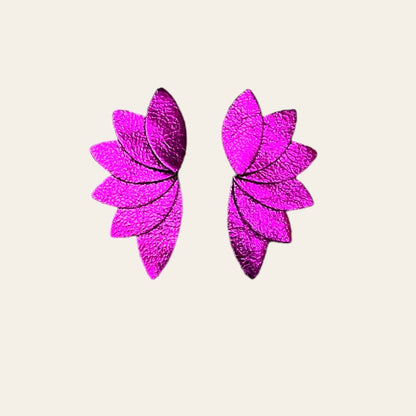 Boucles d'oreilles en cuir Gabrielle