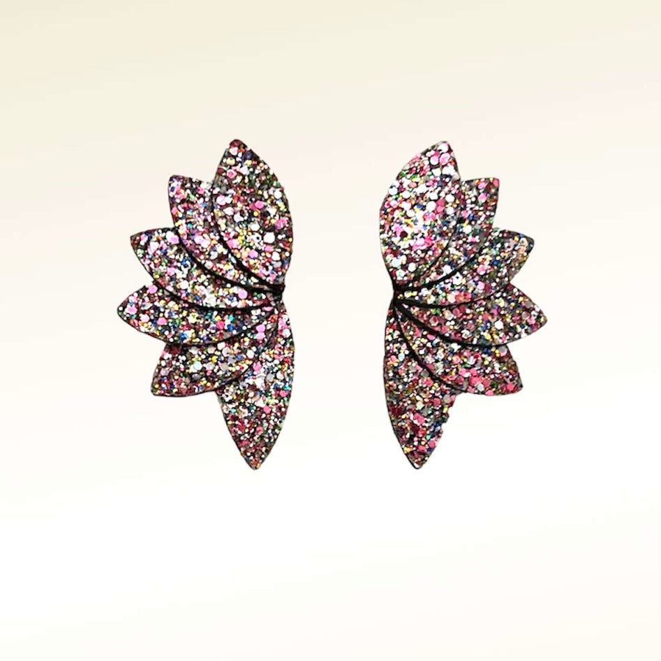 Boucles d'oreilles en cuir Gabrielle