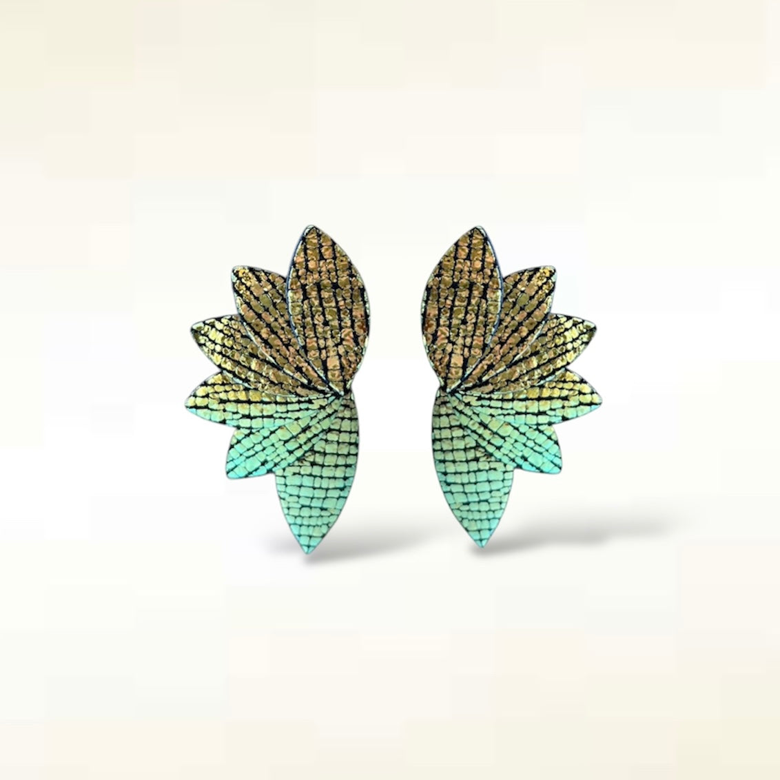 Boucles d'oreilles en cuir Gabrielle