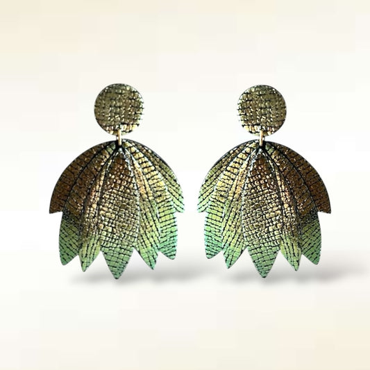 Boucles d'oreilles en cuir Krystel