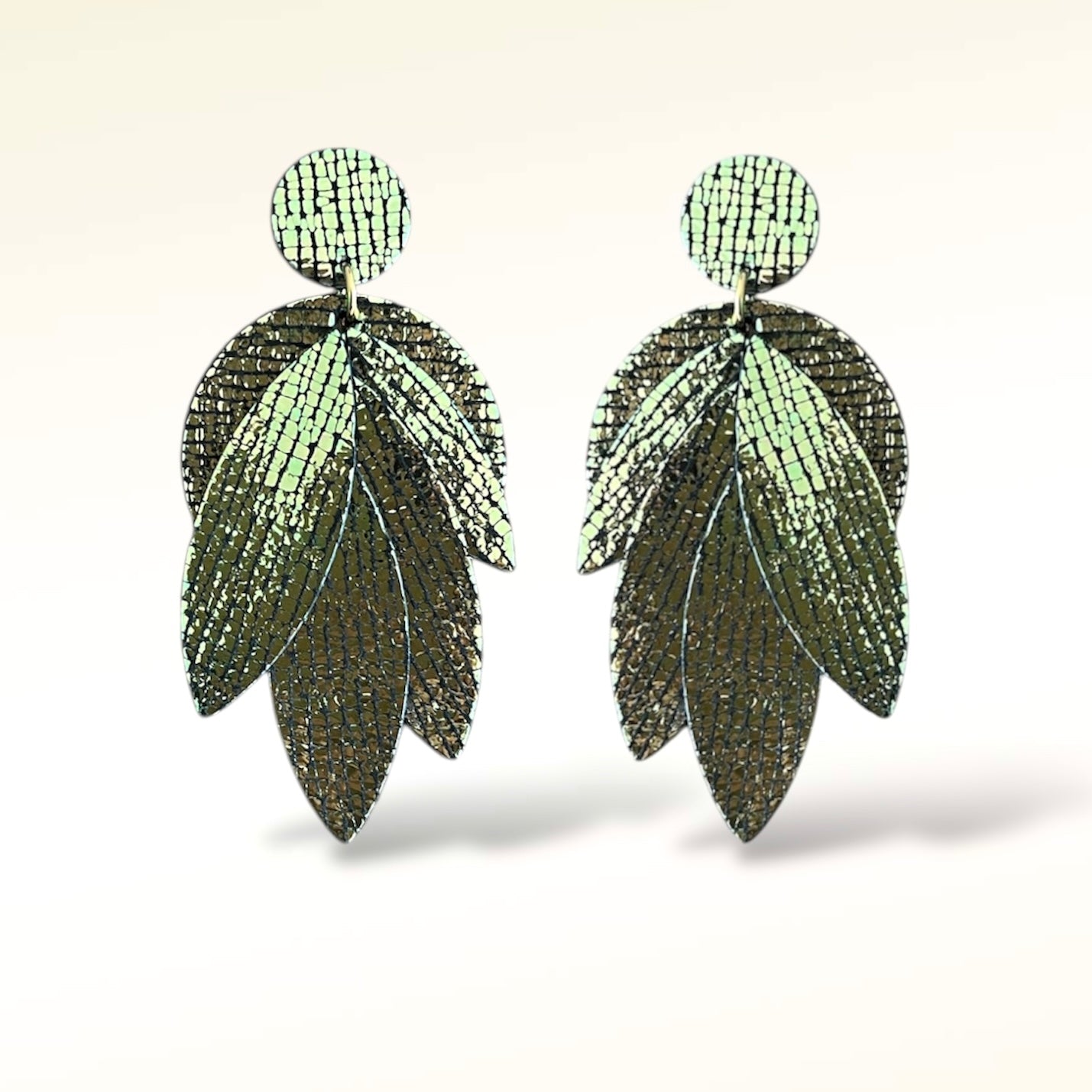 Boucles d’oreilles en cuir Amandine