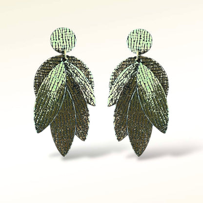 Boucles d’oreilles en cuir Amandine