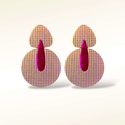 Boucles d'oreilles en cuir Eden