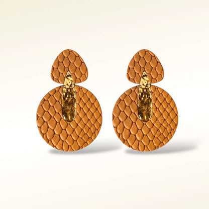 Boucles d'oreilles en cuir Eden
