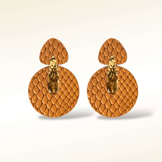 Boucles d'oreilles en cuir Eden