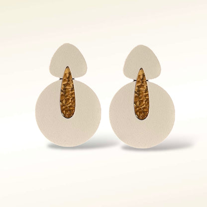 Boucles d'oreilles en cuir Eden