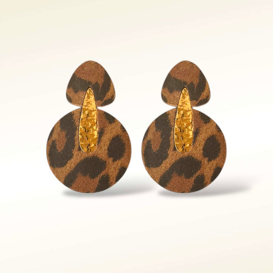 Boucles d'oreilles en cuir Eden