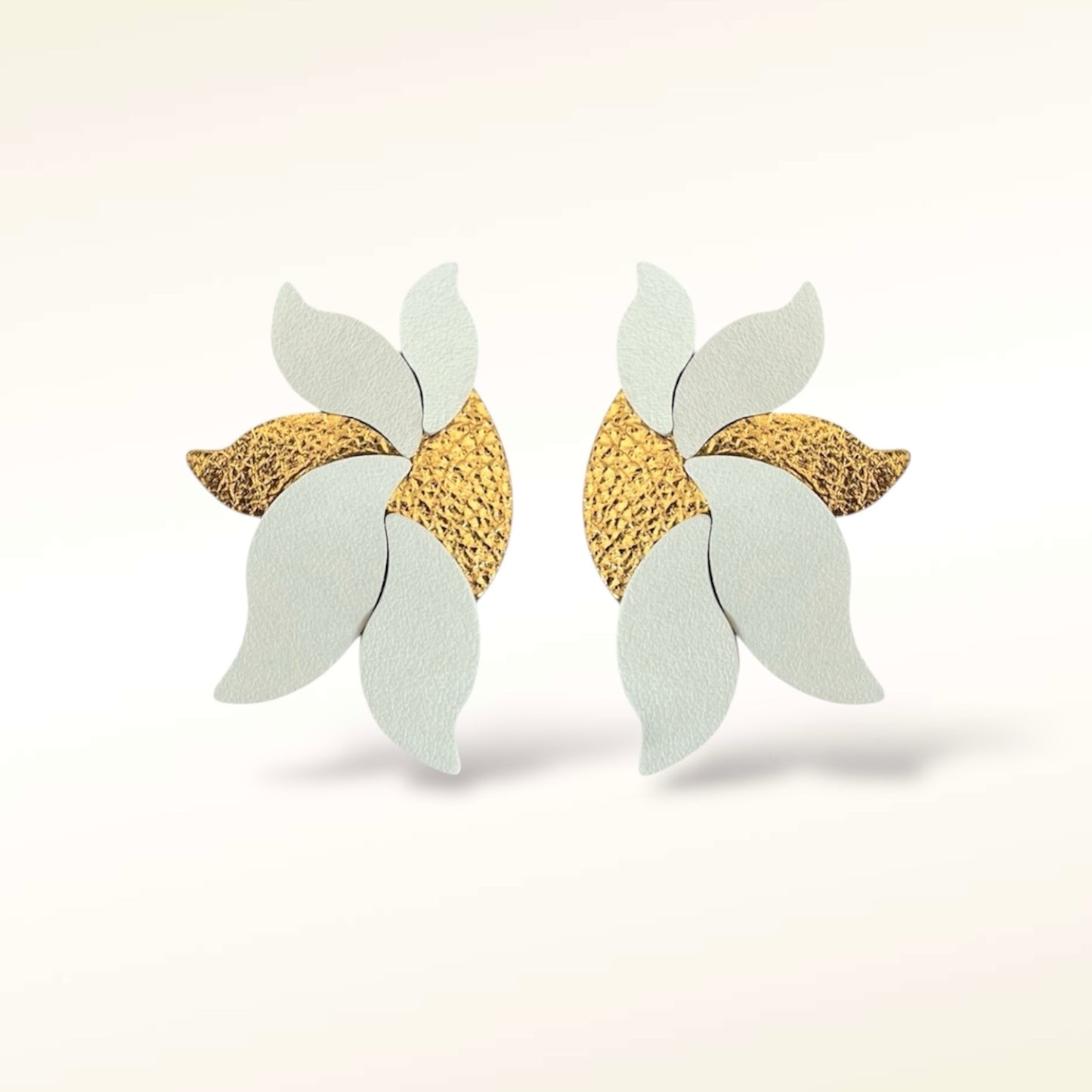 Boucles d'oreilles en cuir Flora