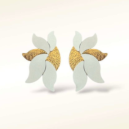 Boucles d'oreilles en cuir Flora