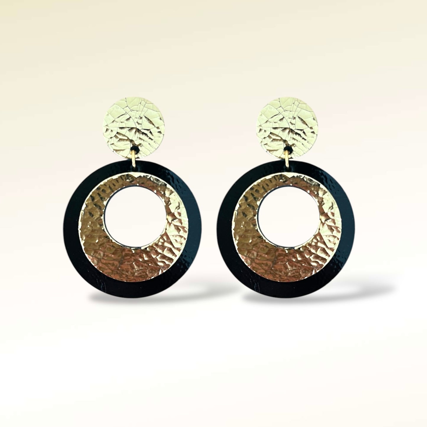 Boucles d'oreilles en cuir Vinyle