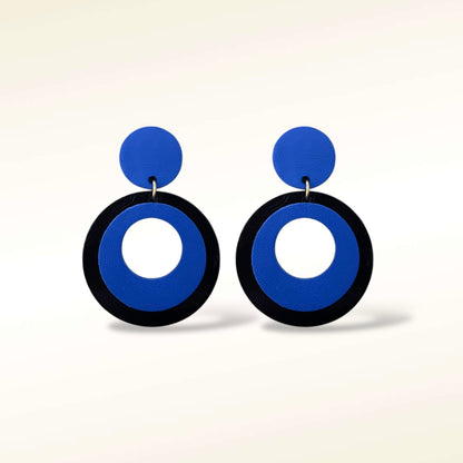Boucles d'oreilles en cuir Vinyle