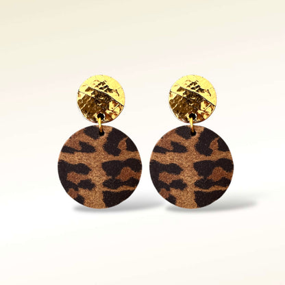Boucles d'oreilles en cuir Caroline