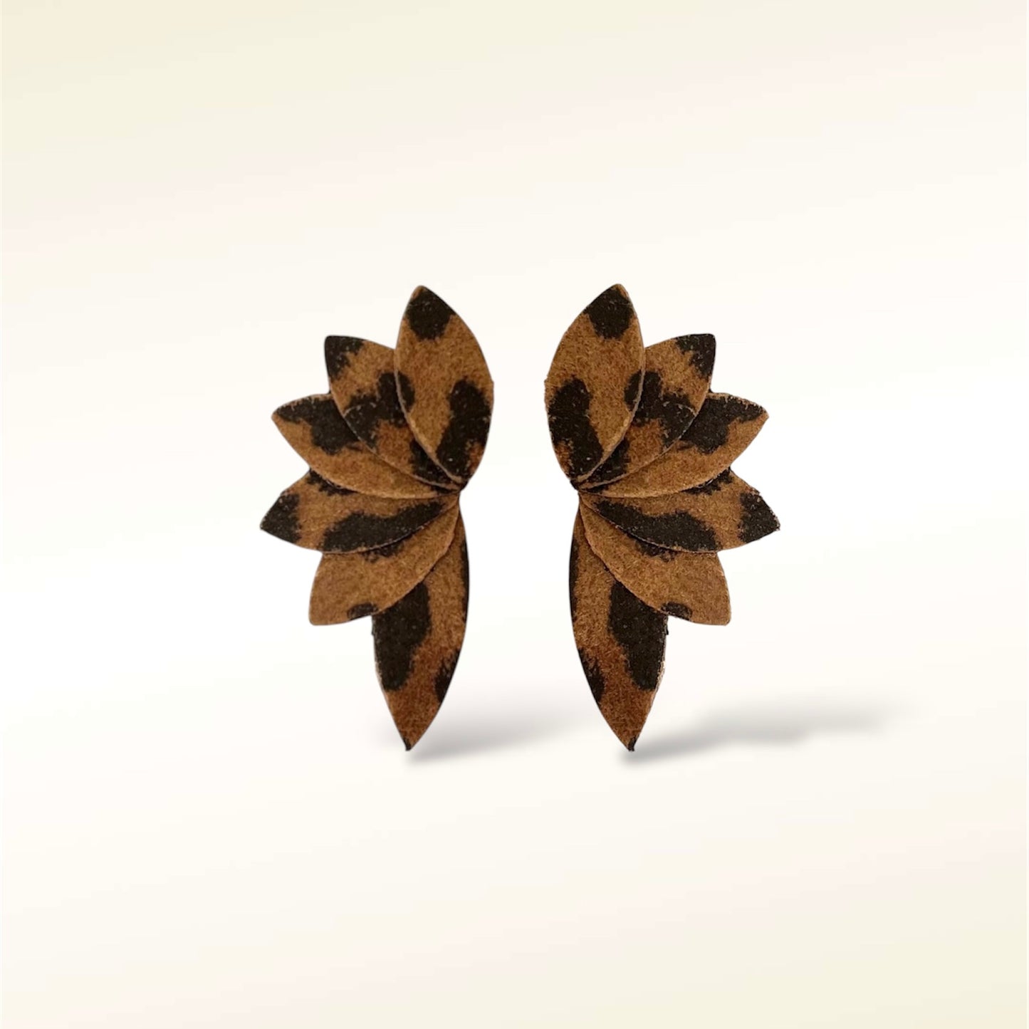 Boucles d'oreilles en cuir Gabrielle