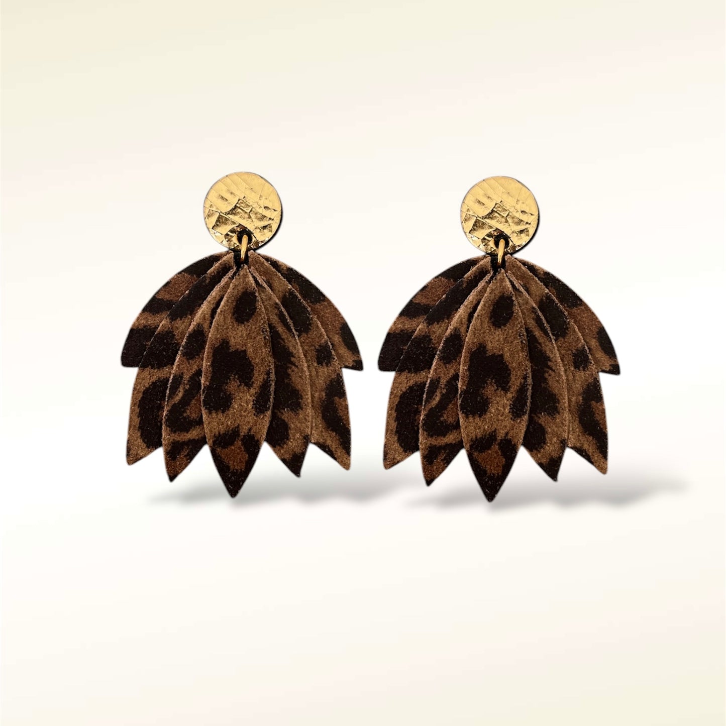 Boucles d'oreilles en cuir Krystel