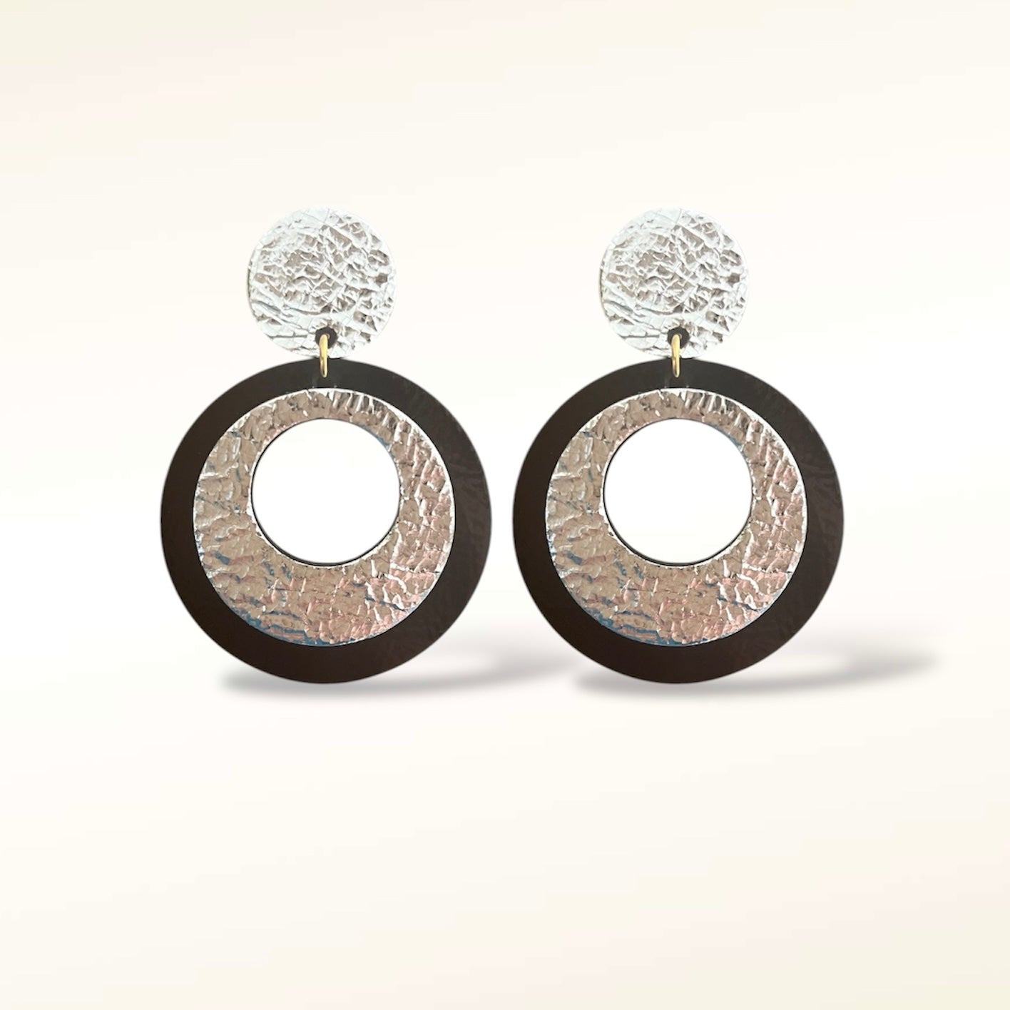 Boucles d'oreilles en cuir Vinyle