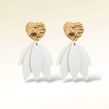 Boucles d'oreilles en cuir Mini-Krystel