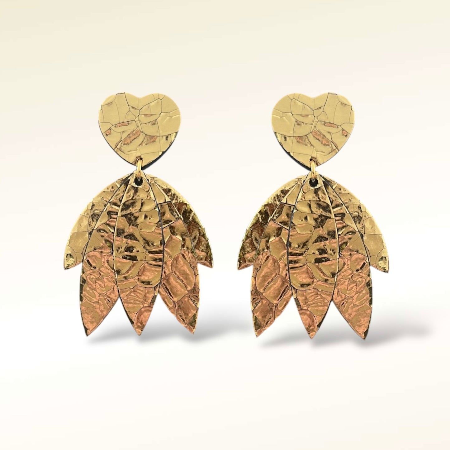 Boucles d'oreilles en cuir Mini-Krystel