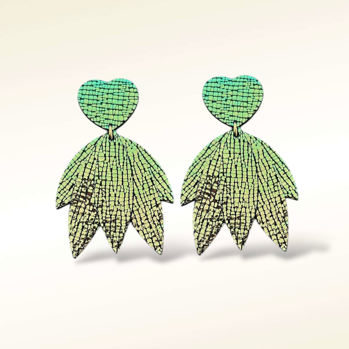Boucles d'oreilles en cuir Mini-Krystel