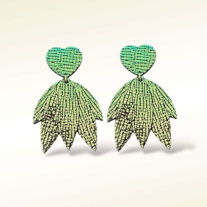 Boucles d'oreilles en cuir Mini-Krystel