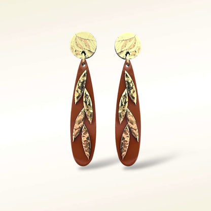 Boucles d'oreilles en cuir Holà!
