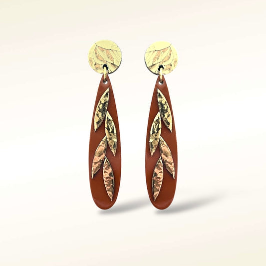 Boucles d'oreilles en cuir Holà!