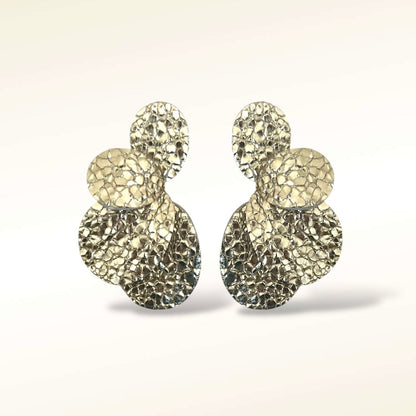 Boucles d'oreilles en cuir Dali