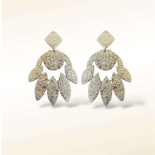 Boucles d'oreilles en cuir Saga