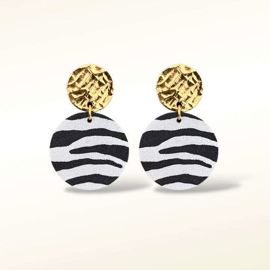 Boucles d'oreilles en cuir Caroline
