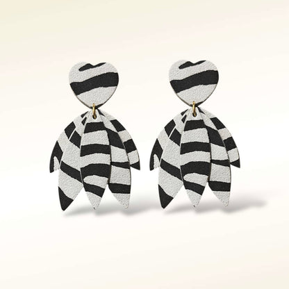 Boucles d'oreilles en cuir Mini-Krystel