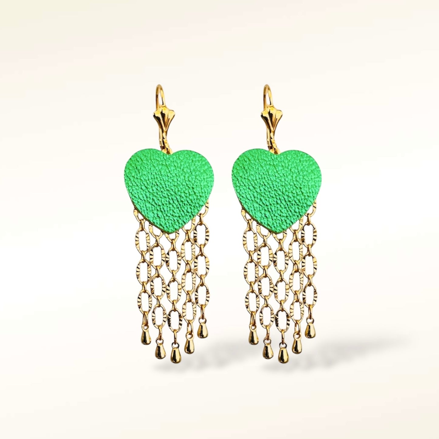 Boucles d'oreilles en cuir Aphrodite