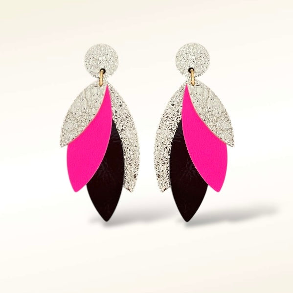 Boucles d'oreilles en cuir Pampa