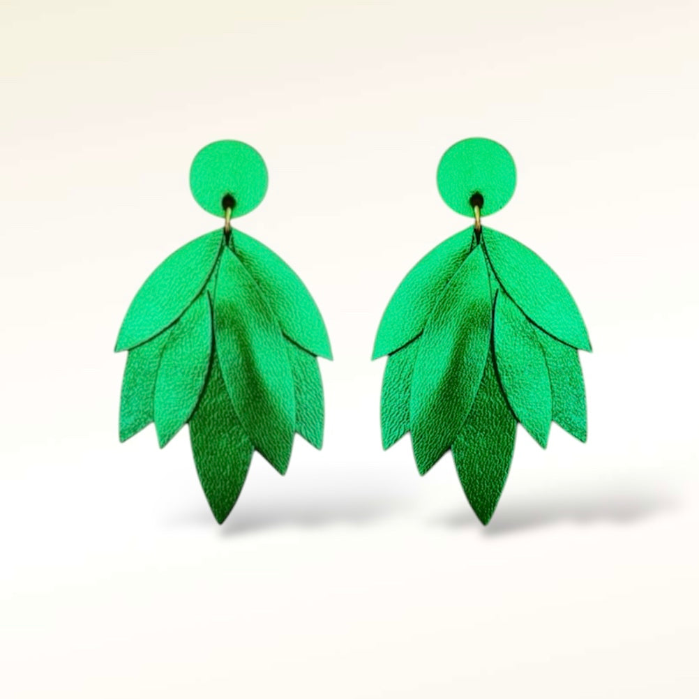 Boucles d'oreilles en cuir Janeiro