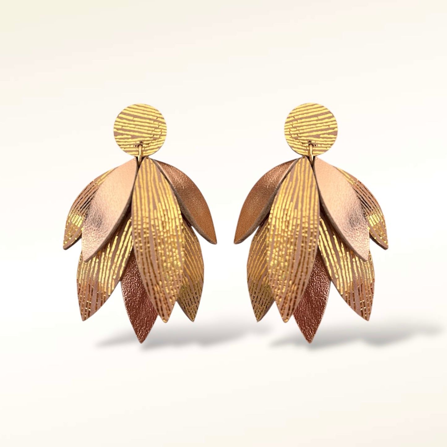 Boucles d'oreilles en cuir Nina