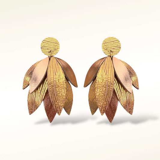 Boucles d'oreilles en cuir Nina