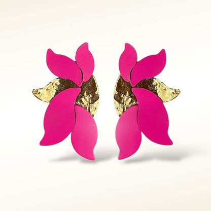 Boucles d'oreilles en cuir Flora
