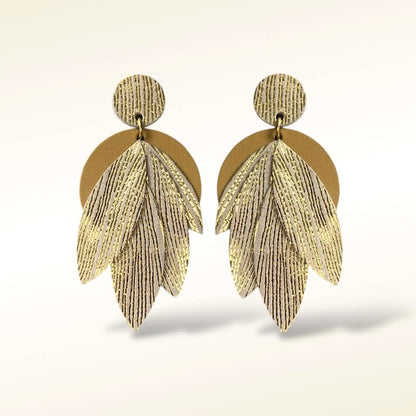 Boucles d’oreilles en cuir Amandine