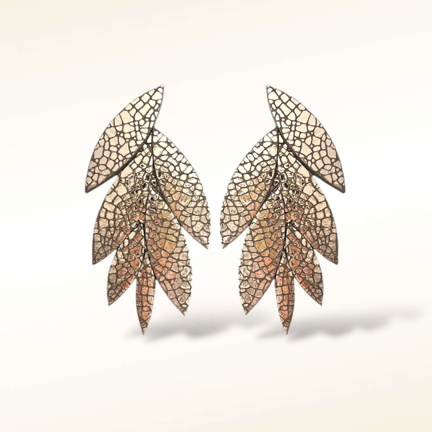 Boucles d'oreilles en cuir Glow