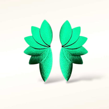 Boucles d'oreilles en cuir Gabrielle