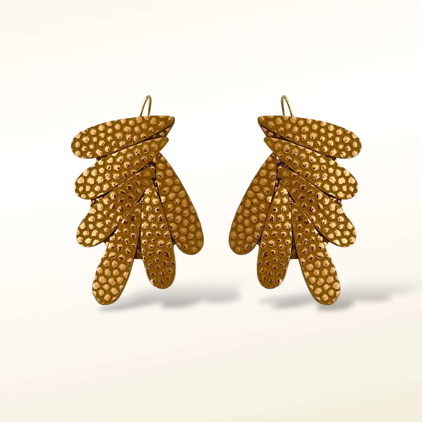 Boucles d'oreilles en cuir Mattis