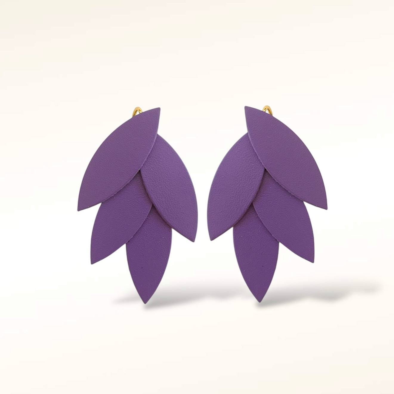 Boucles d'oreilles en cuir Mini Lili-Belle