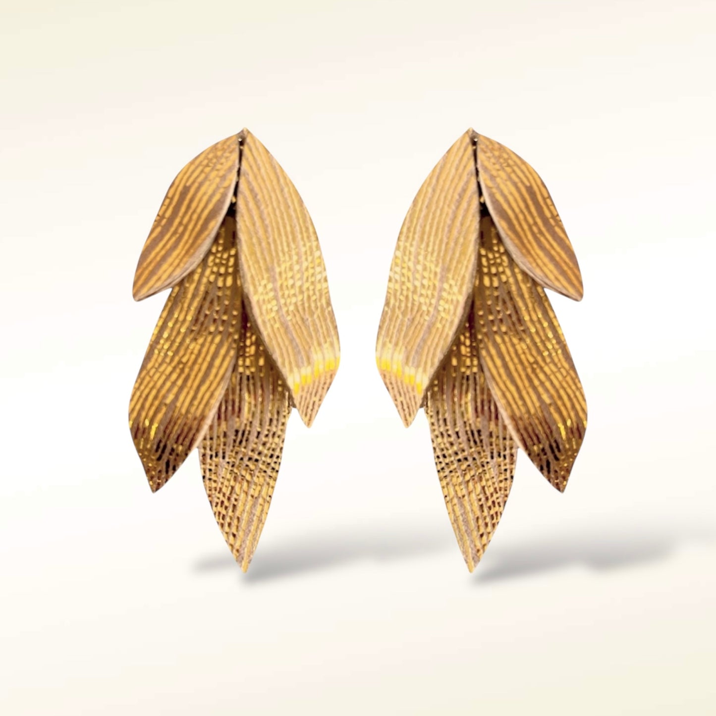 Boucles d'oreilles en cuir Jade