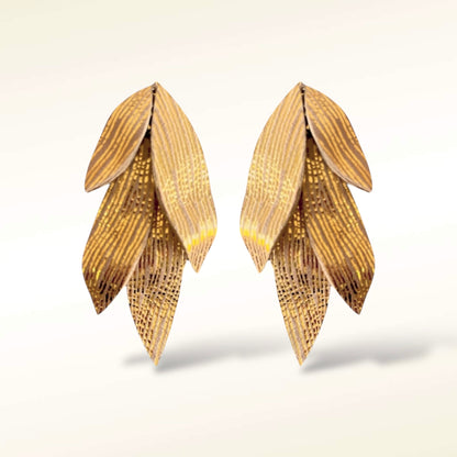 Boucles d'oreilles en cuir Jade