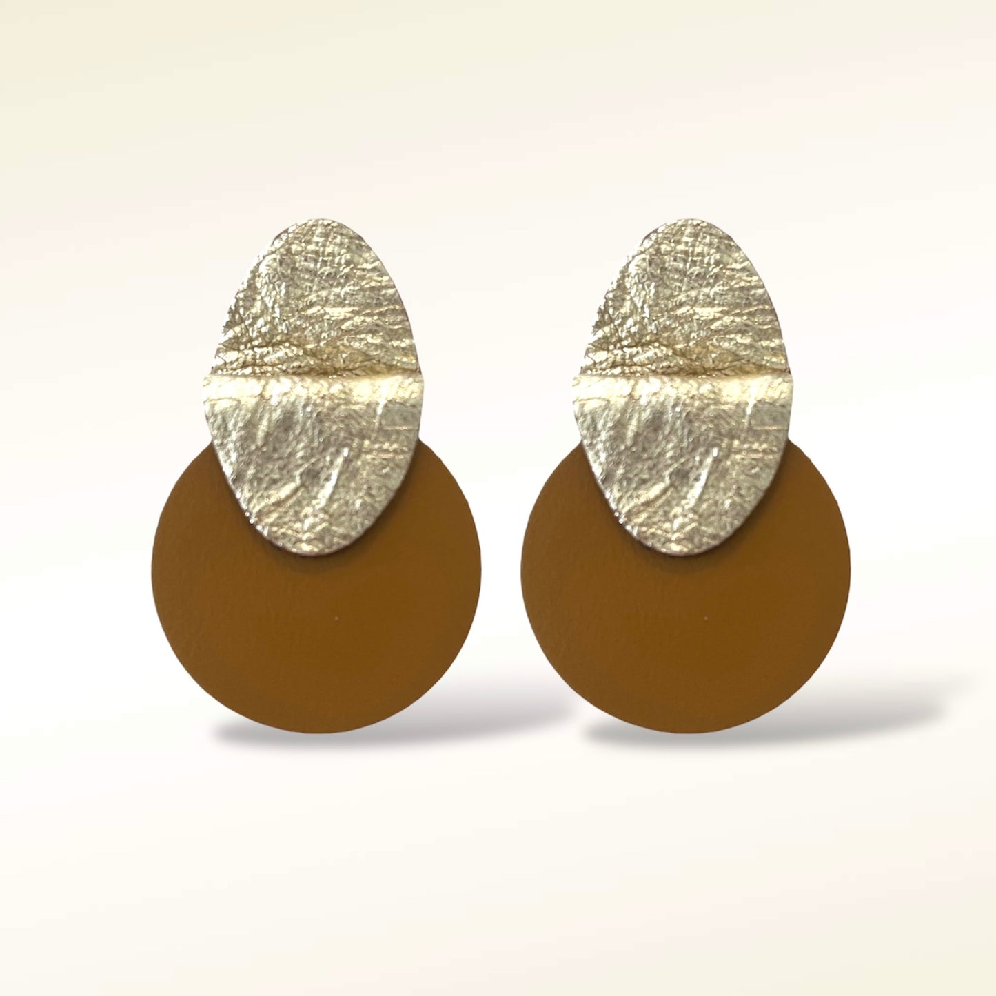 Boucles d'oreilles en cuir Salomé