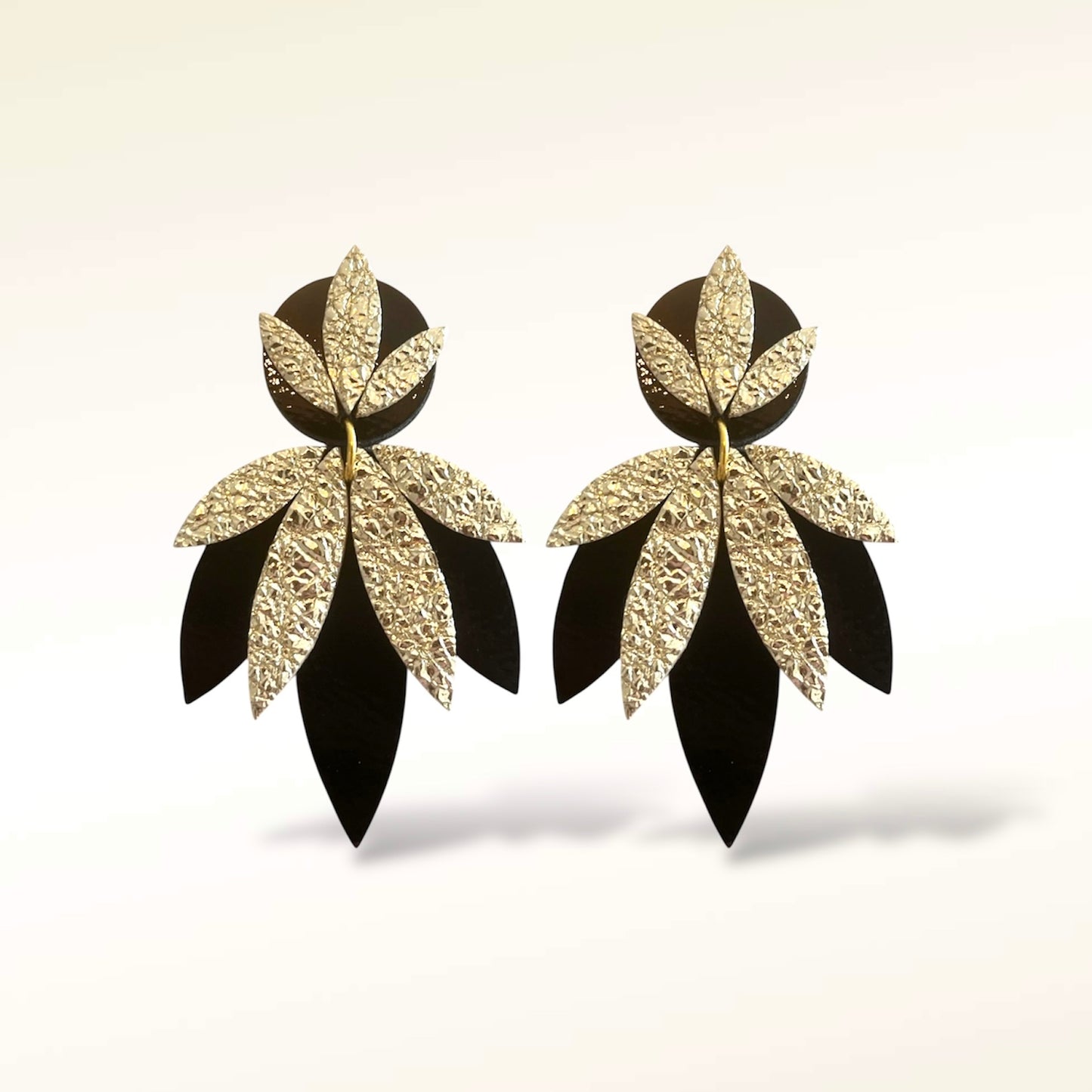 Boucles d'oreilles en cuir  Miss September